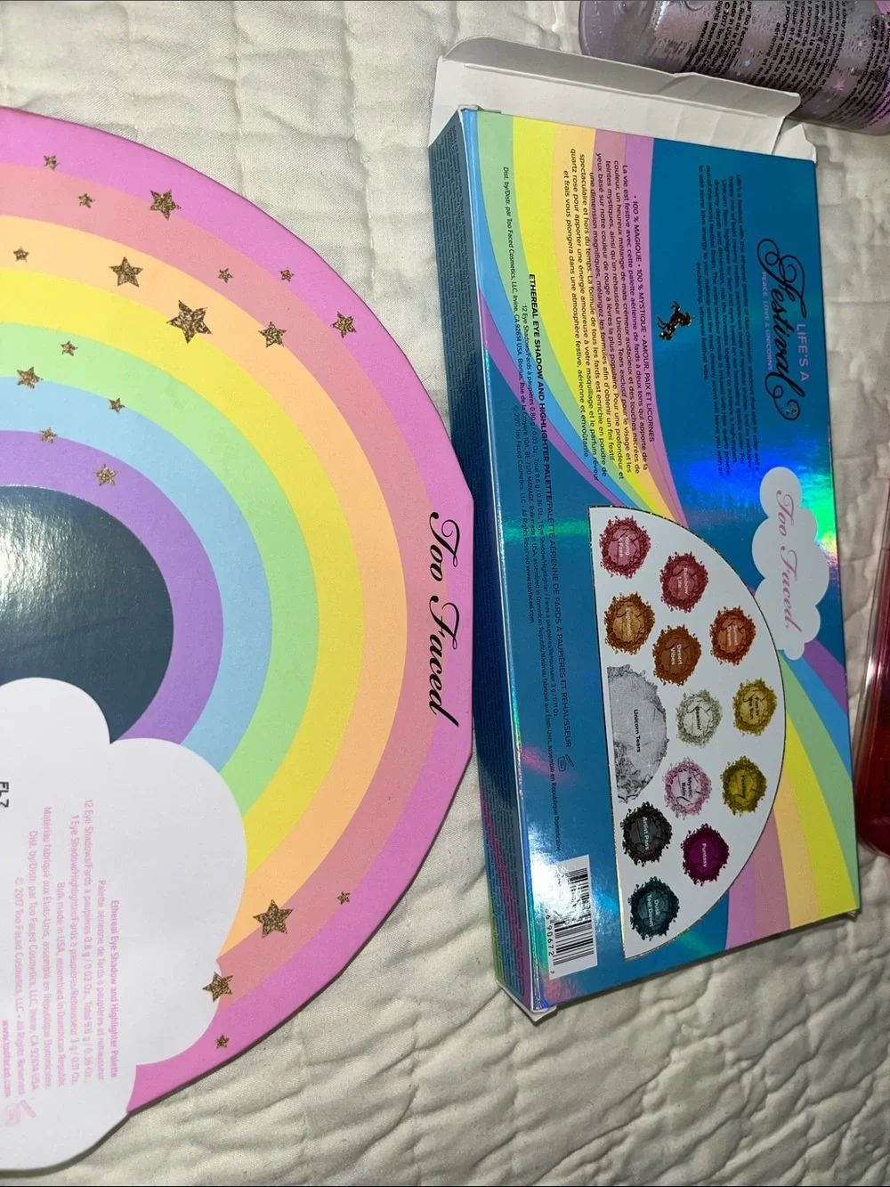 💕LIKE NEW  BUNDLE OF TOO FACED LIMITED EDITION LIFE’S A FESTIVAL ITEMS!💕